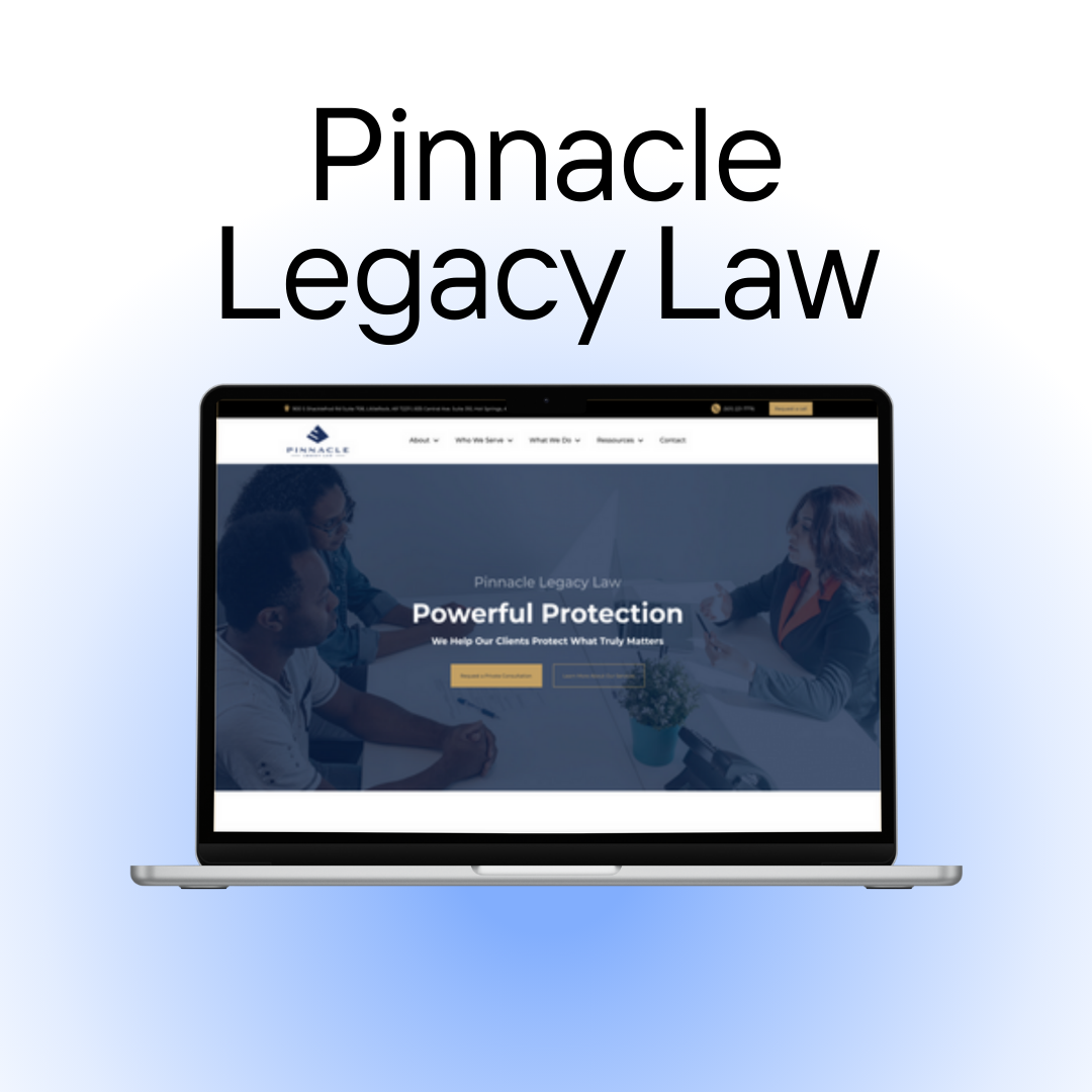 Pinnacle Legacy Law - Legal Services Website