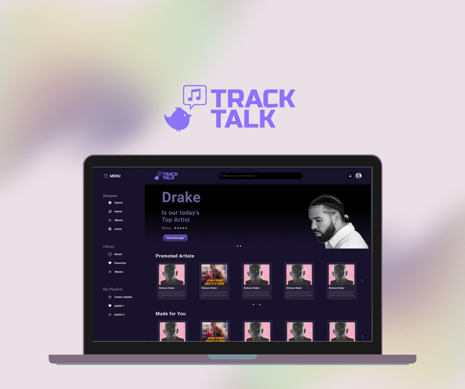 Tracktalk – Music Web App